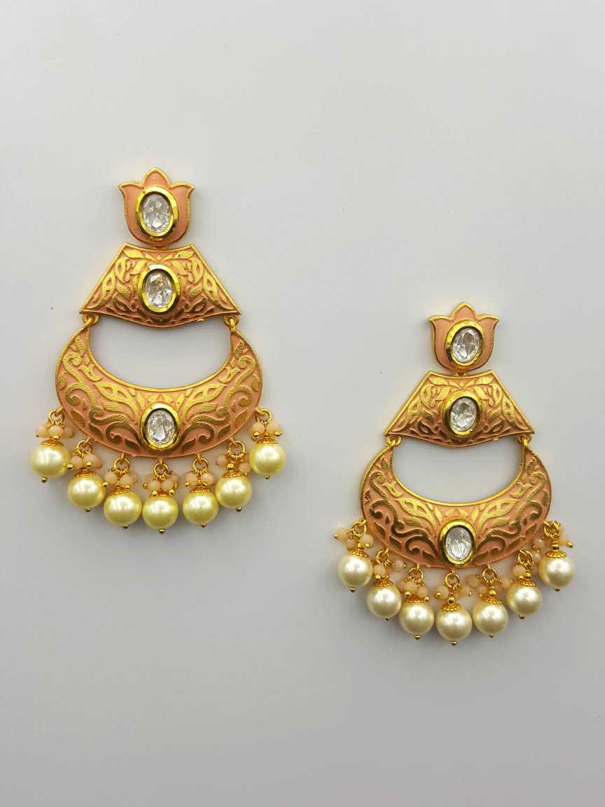 EARRING in VILANDI KUNDAN Style | Design - 19697