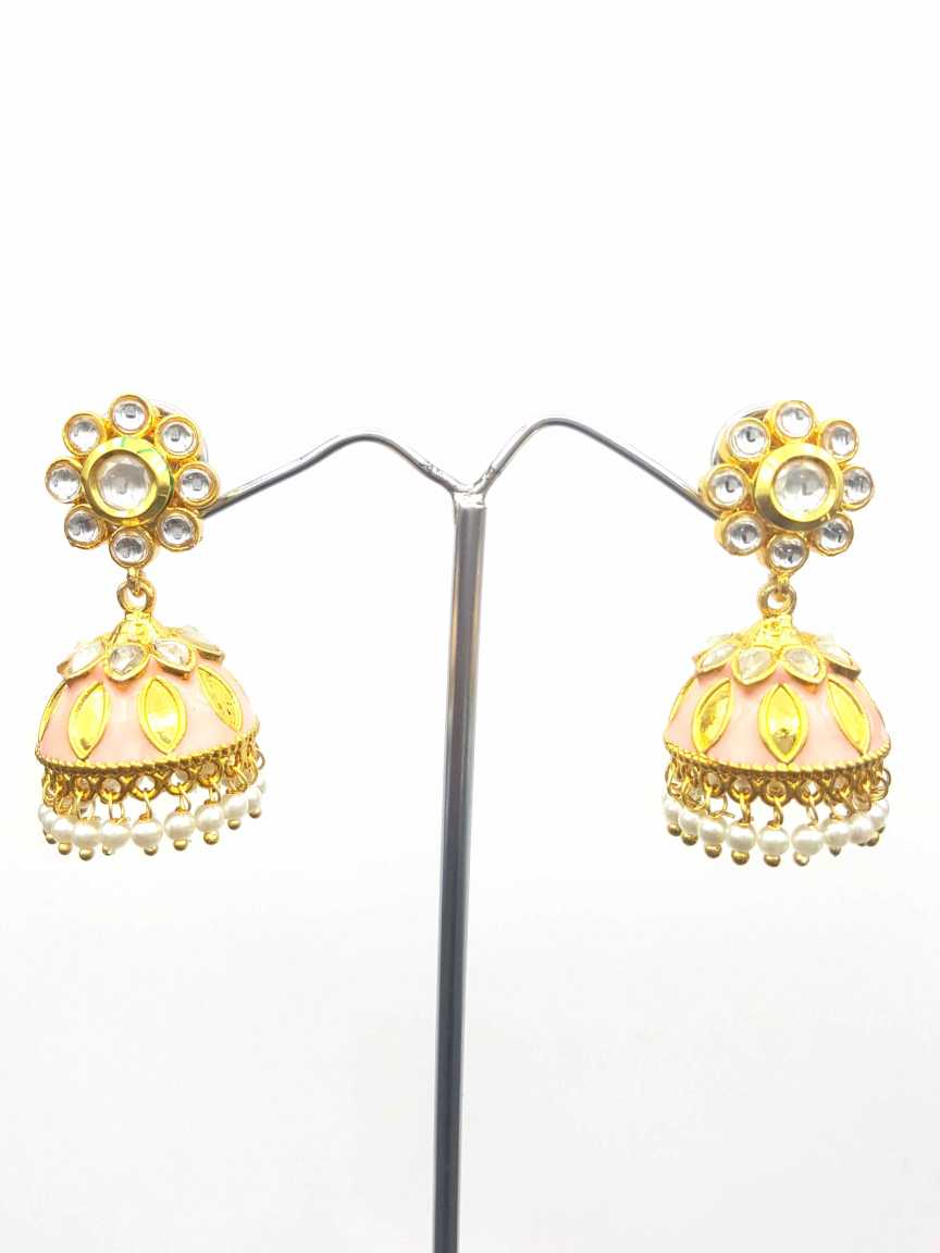 EARRING in VILANDI KUNDAN Style | Design - 19726