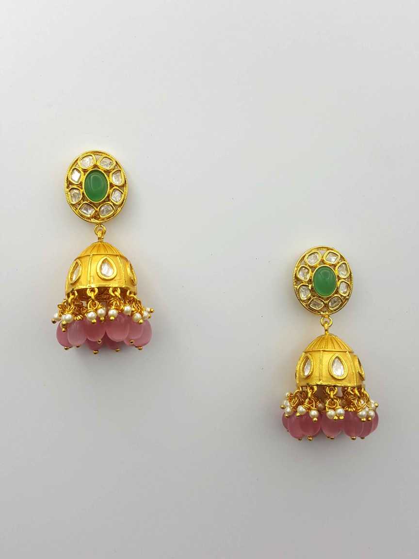 EARRING in VILANDI KUNDAN Style | Design - 19825