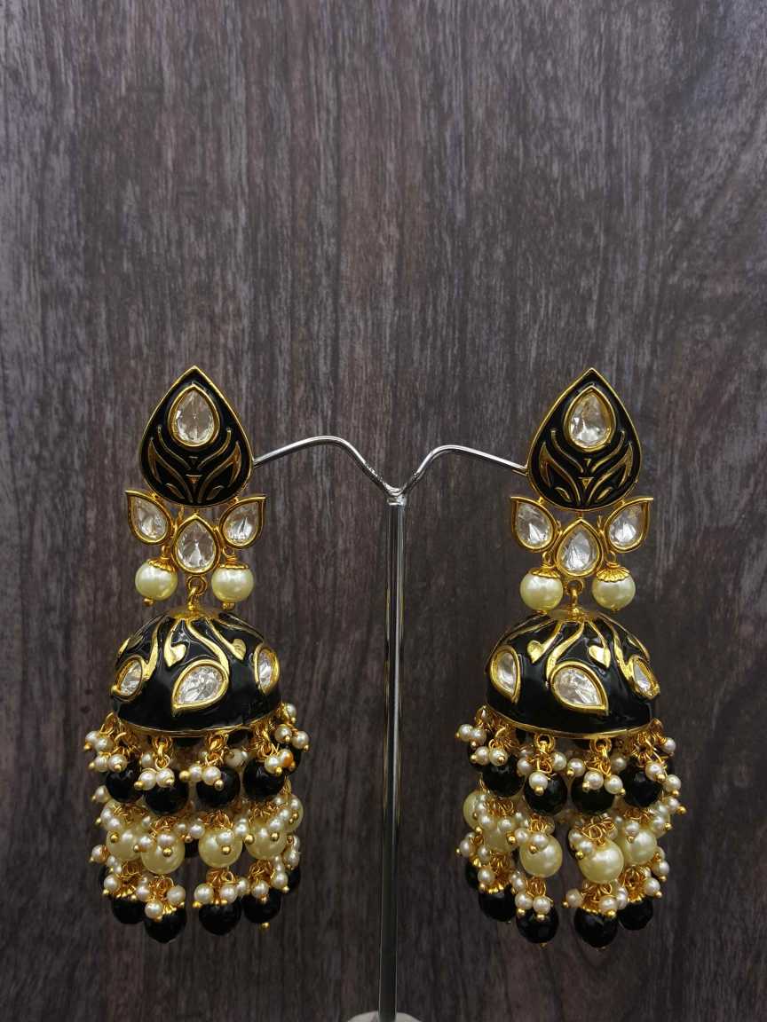EARRING in VILANDI KUNDAN Style | Design - 19831