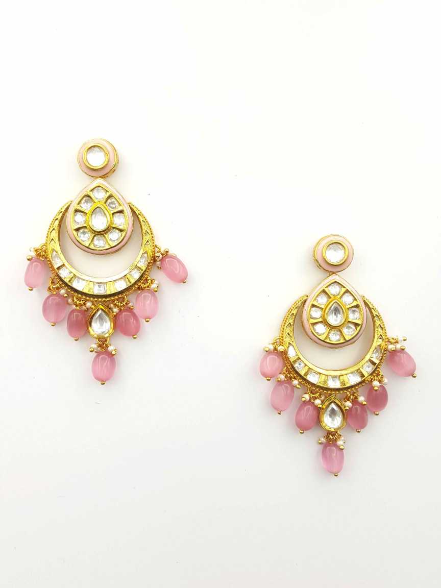 EARRING in VILANDI KUNDAN Style | Design - 19832