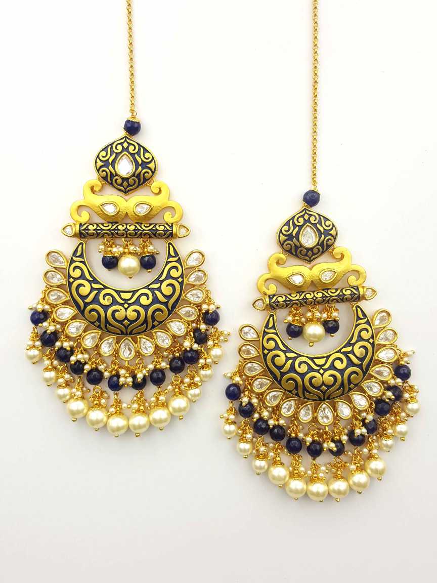 EARRING in VILANDI KUNDAN Style | Design - 19837