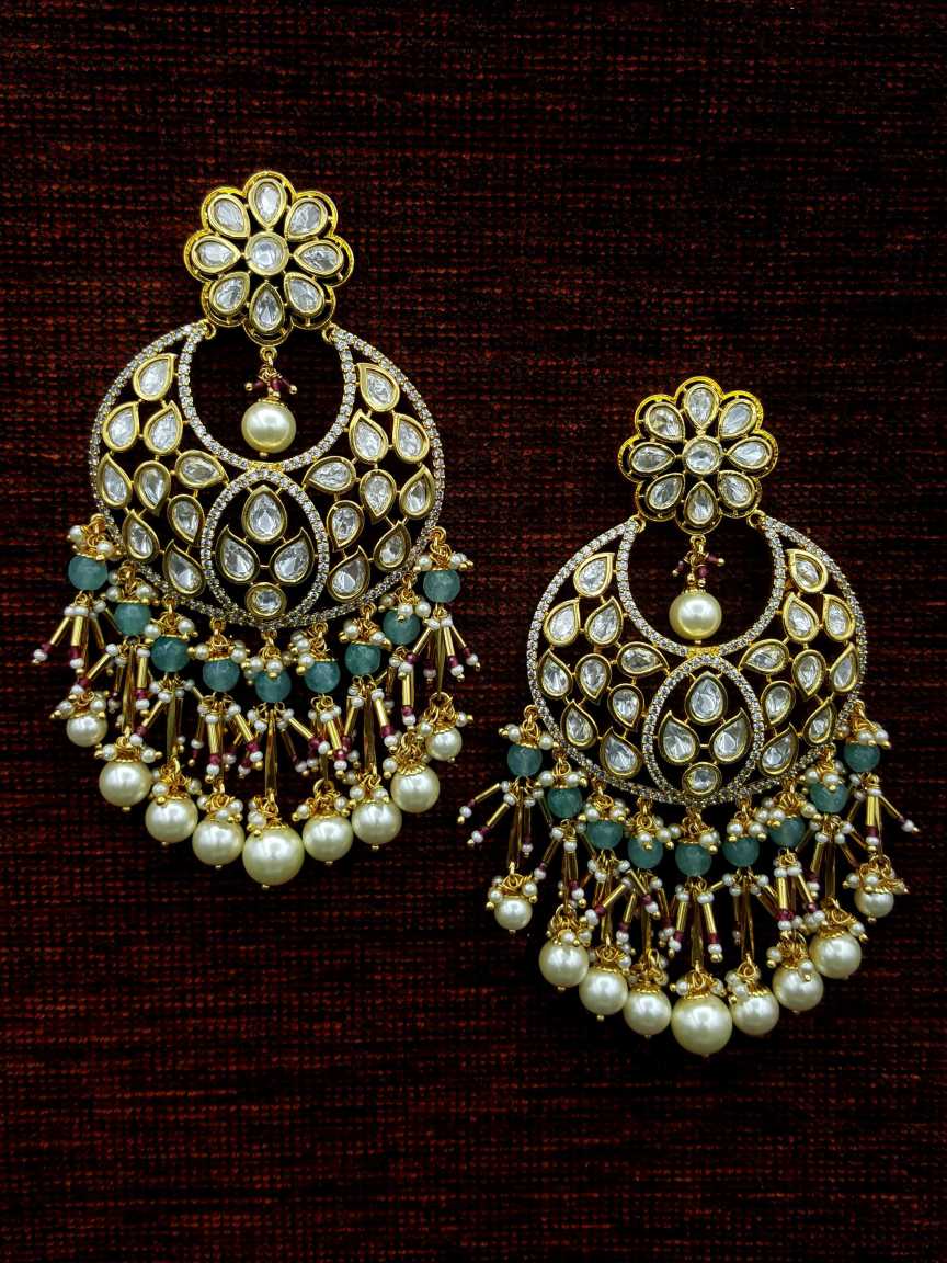EARRING in VILANDI KUNDAN Style | Design - 19892