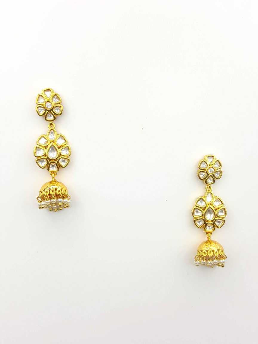 EARRING in VILANDI KUNDAN Style | Design - 19937