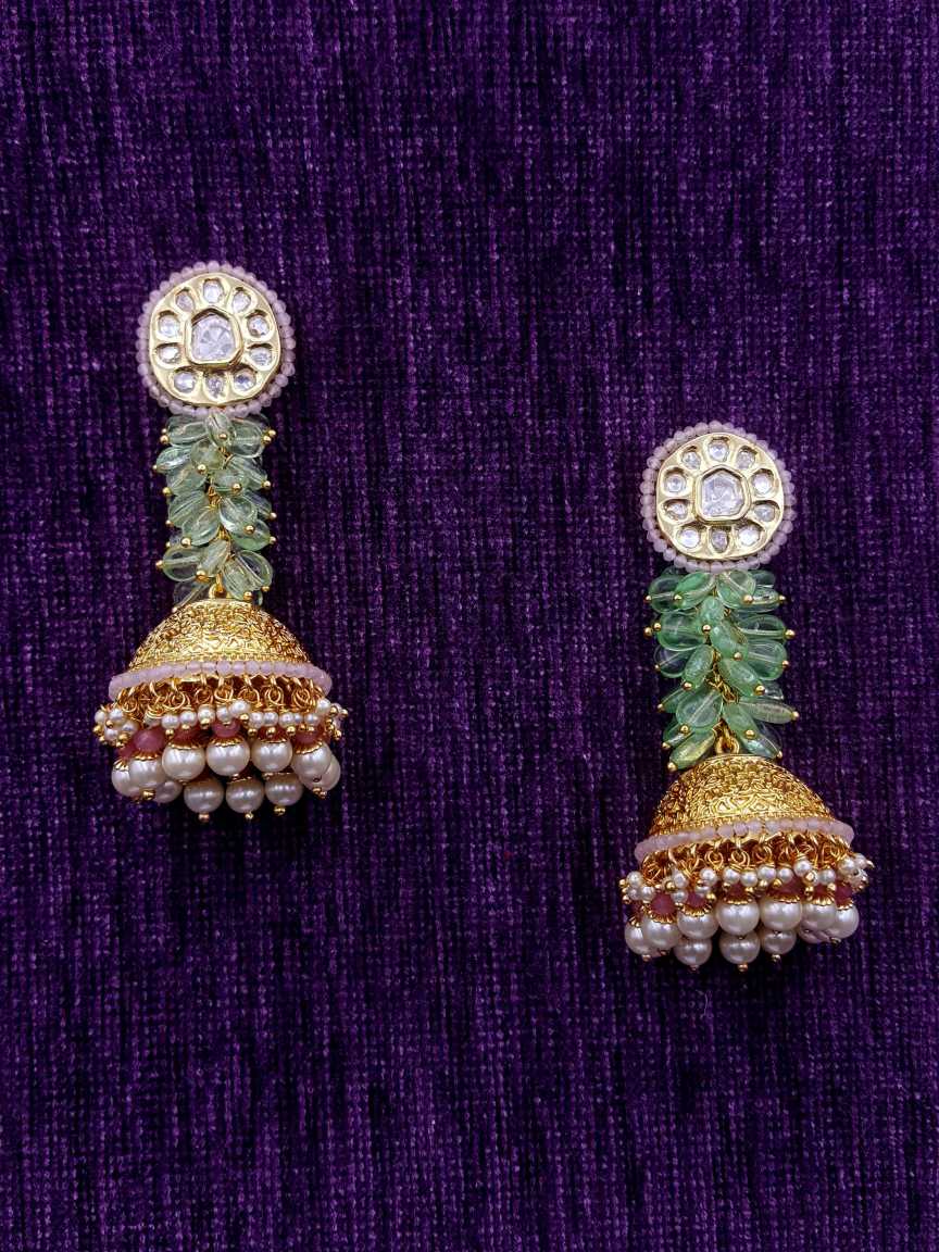 EARRING in VILANDI KUNDAN Style | Design - 19941