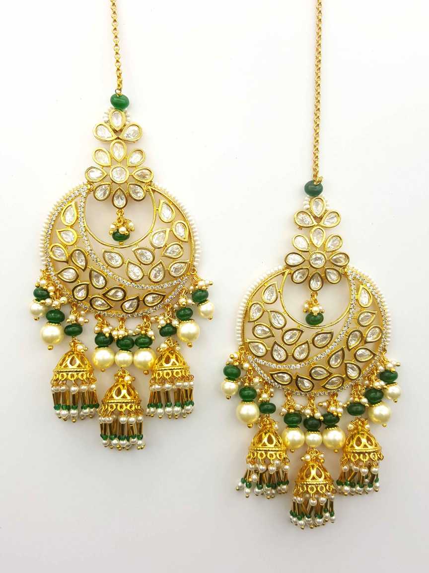 EARRING in VILANDI KUNDAN Style | Design - 19944