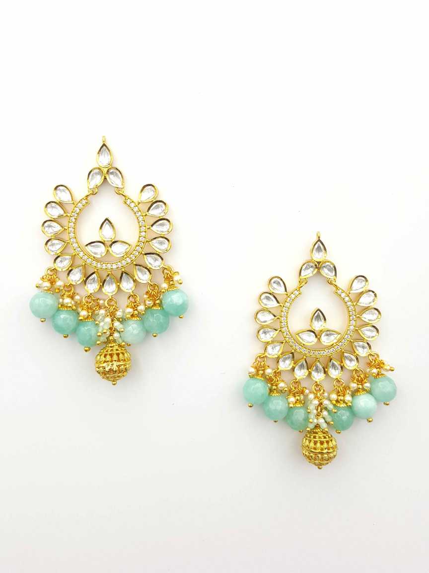 EARRING in VILANDI KUNDAN Style | Design - 19989
