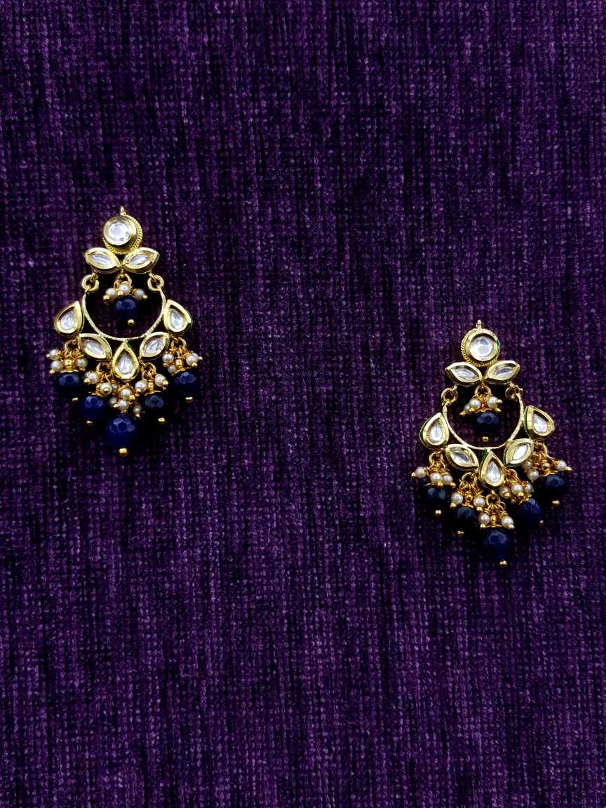 EARRING in VILANDI KUNDAN Style | Design - 20039