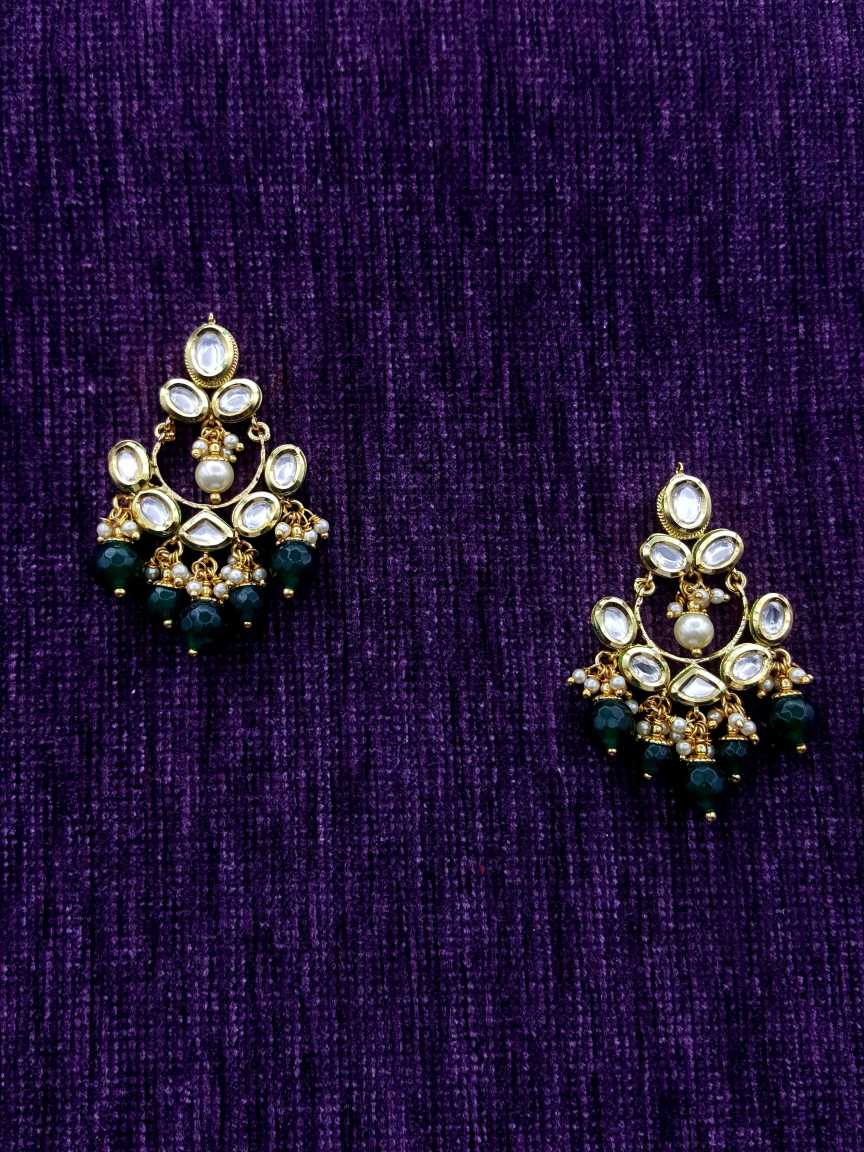 EARRING in VILANDI KUNDAN Style | Design - 20058