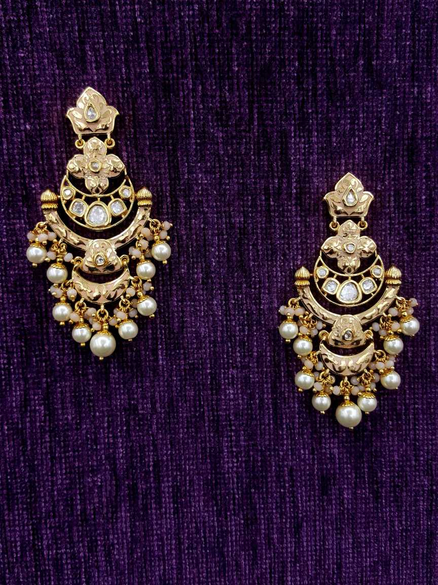 EARRING in VILANDI KUNDAN Style | Design - 20062