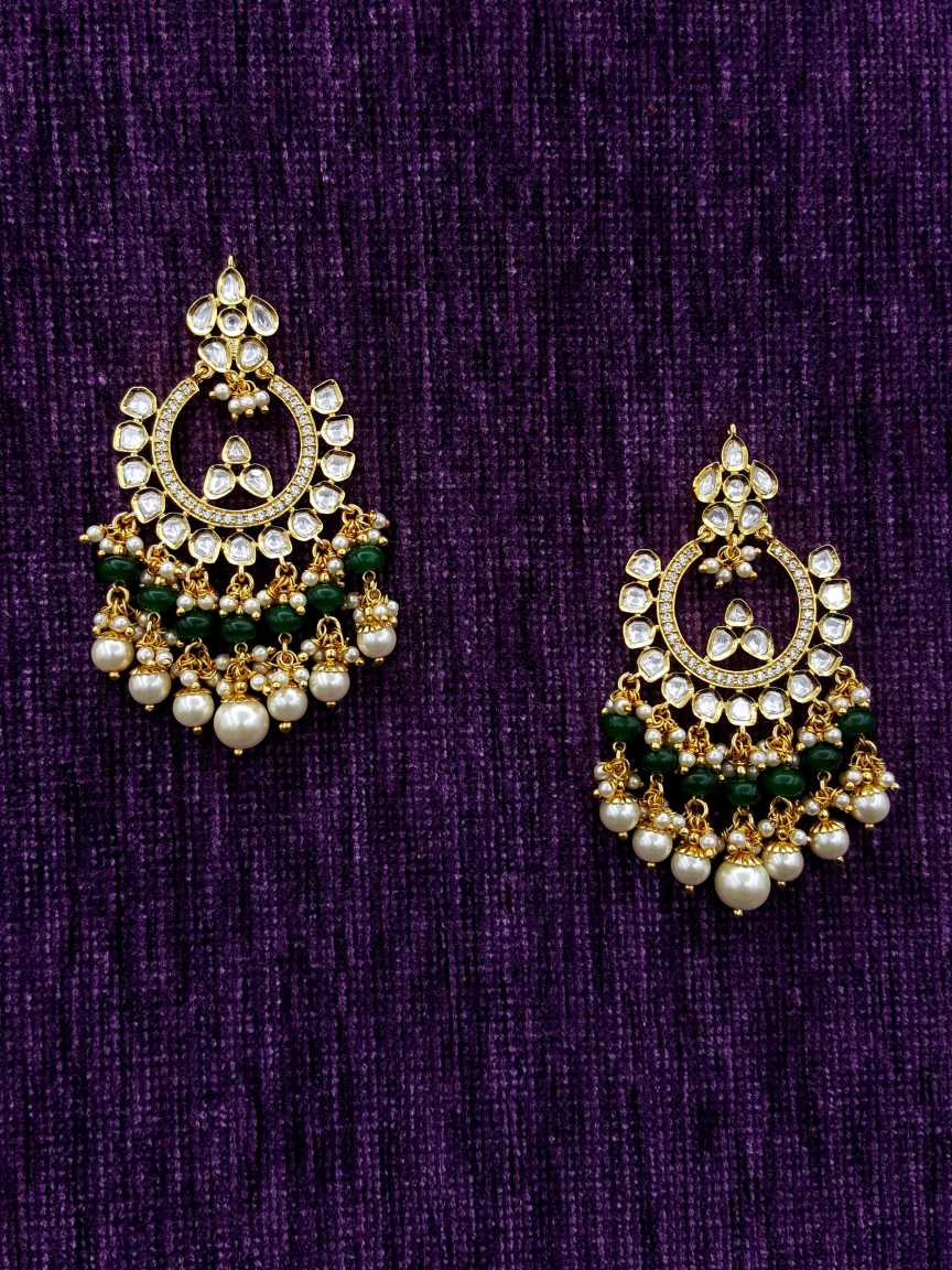 EARRING in VILANDI KUNDAN Style | Design - 20083