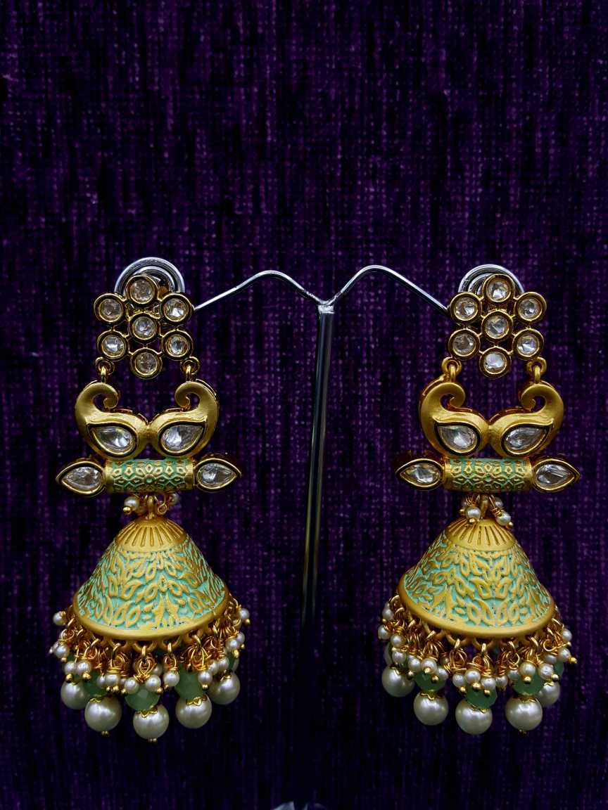 EARRING in VILANDI KUNDAN Style | Design - 20121