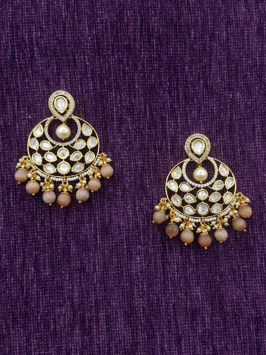 EARRING in VILANDI KUNDAN Style | Design - 20132