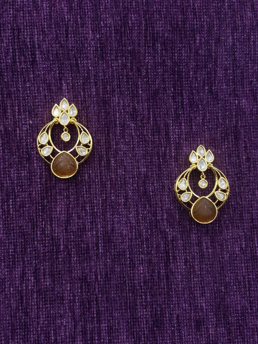 EARRING in VILANDI KUNDAN Style | Design - 20165
