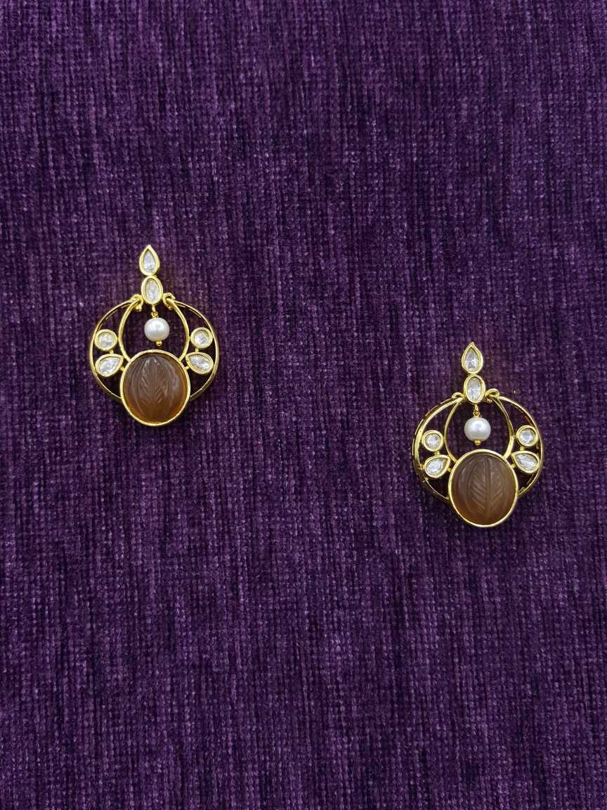 EARRING in VILANDI KUNDAN Style | Design - 20171