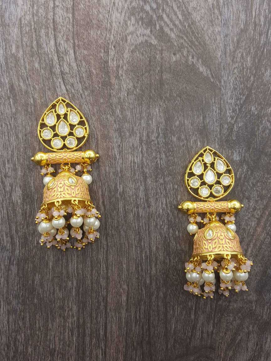 EARRING in VILANDI KUNDAN Style | Design - 20176