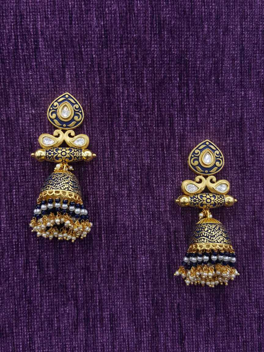 EARRING in VILANDI KUNDAN Style | Design - 20201