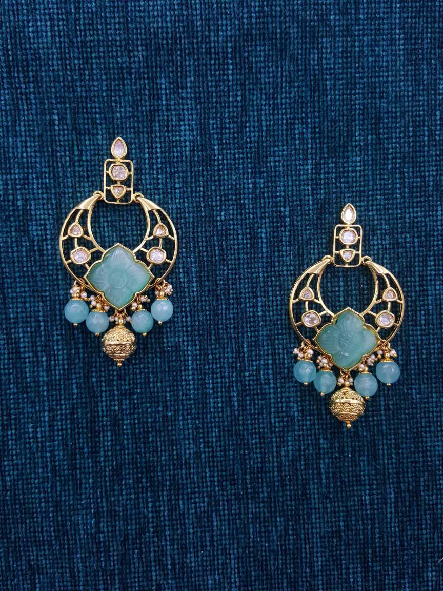 EARRING in VILANDI KUNDAN Style | Design - 20208