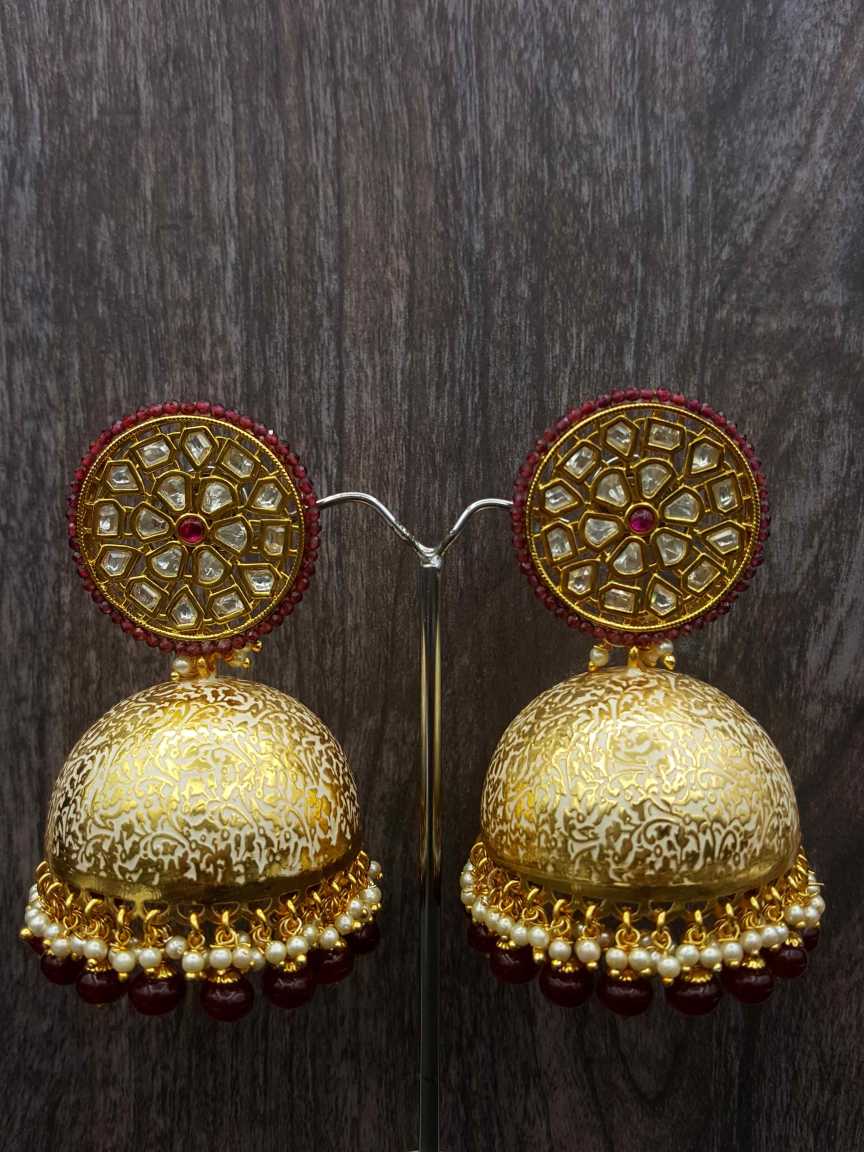EARRING in VILANDI KUNDAN Style | Design - 20227