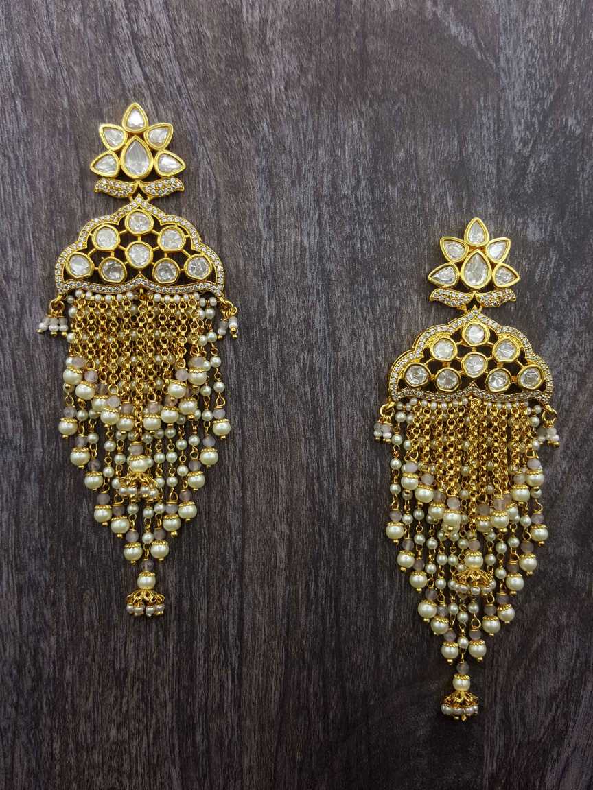 EARRING in VILANDI KUNDAN Style | Design - 20245