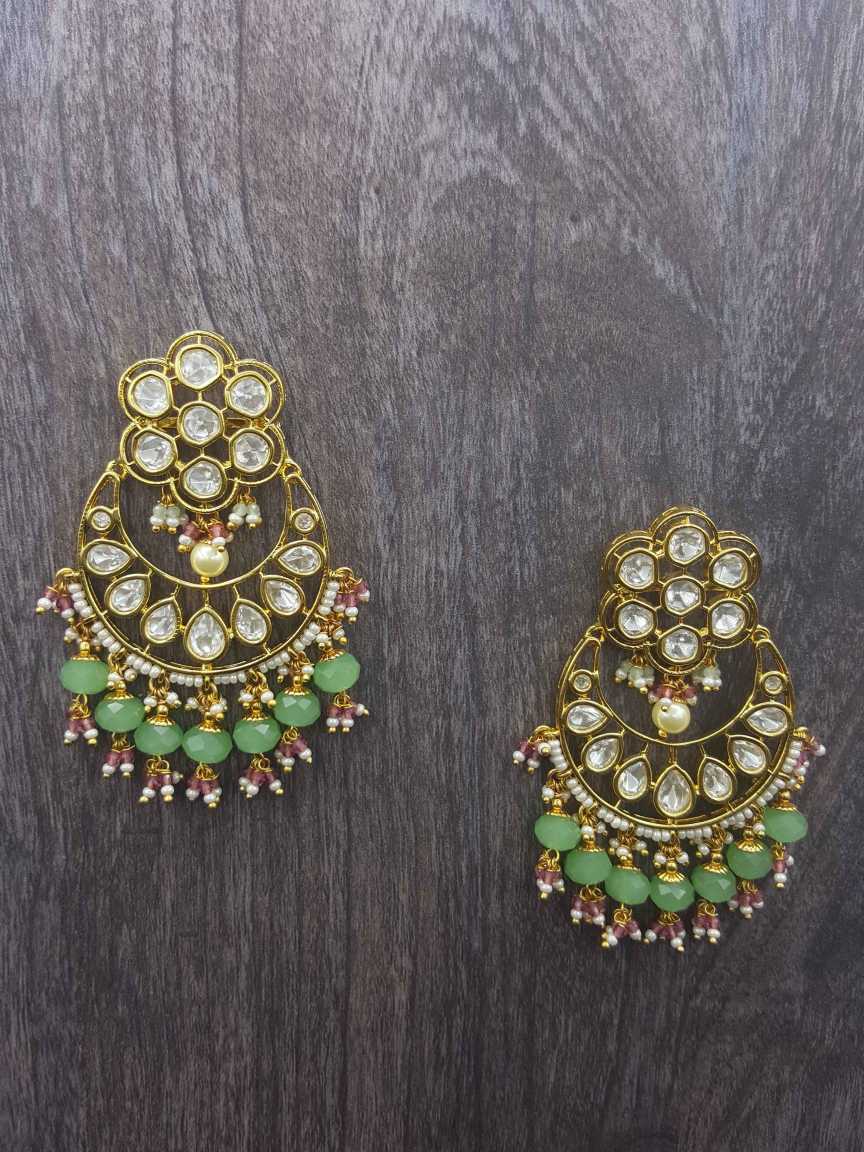 EARRING in VILANDI KUNDAN Style | Design - 20246