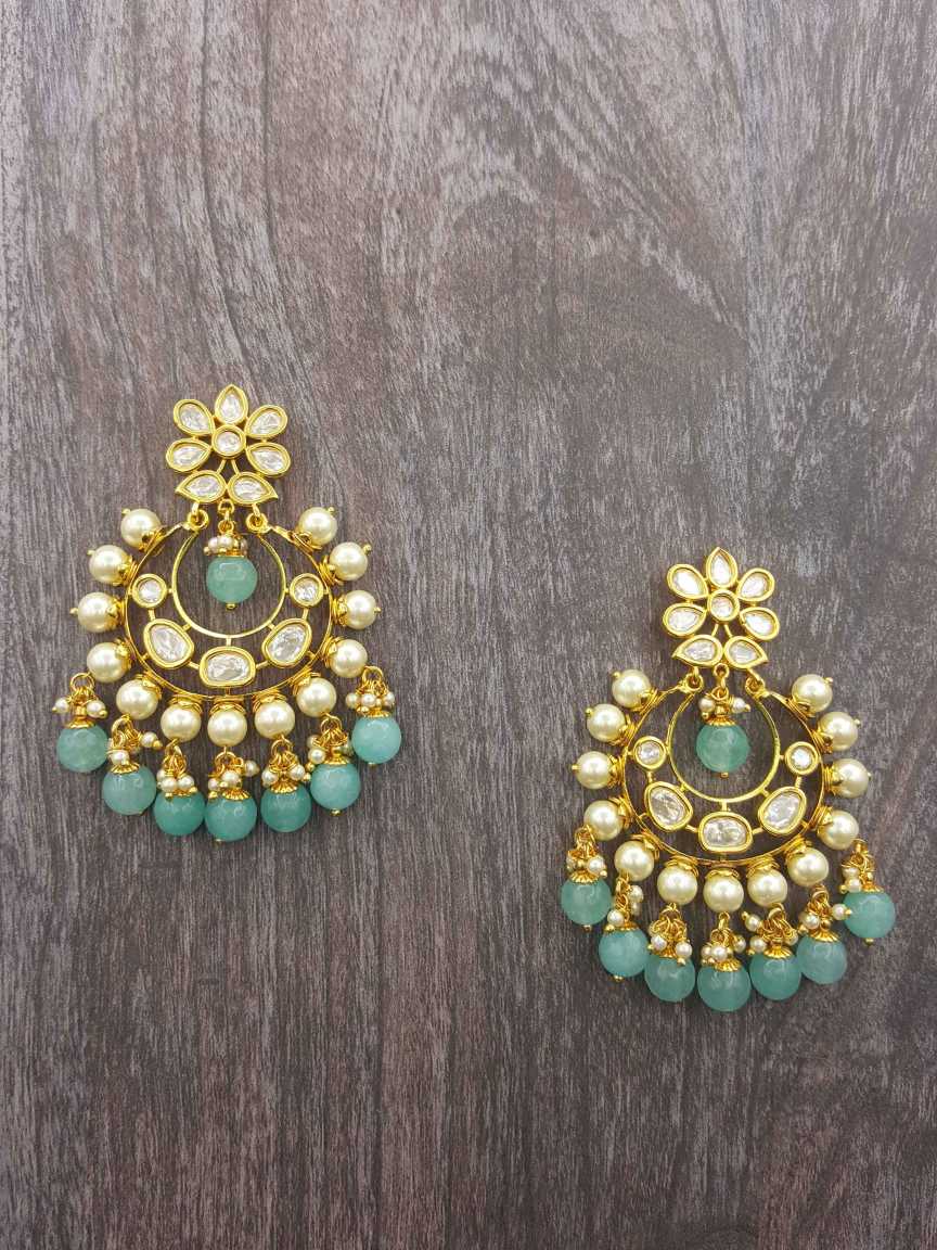 EARRING in VILANDI KUNDAN Style | Design - 20247