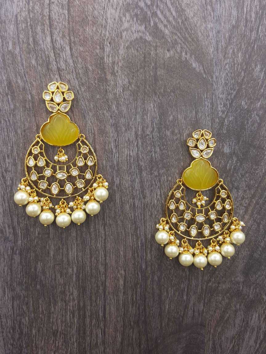 EARRING in VILANDI KUNDAN Style | Design - 20301