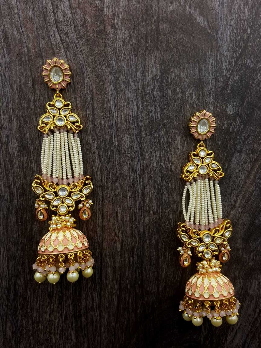 EARRING in VILANDI KUNDAN Style | Design - 20348