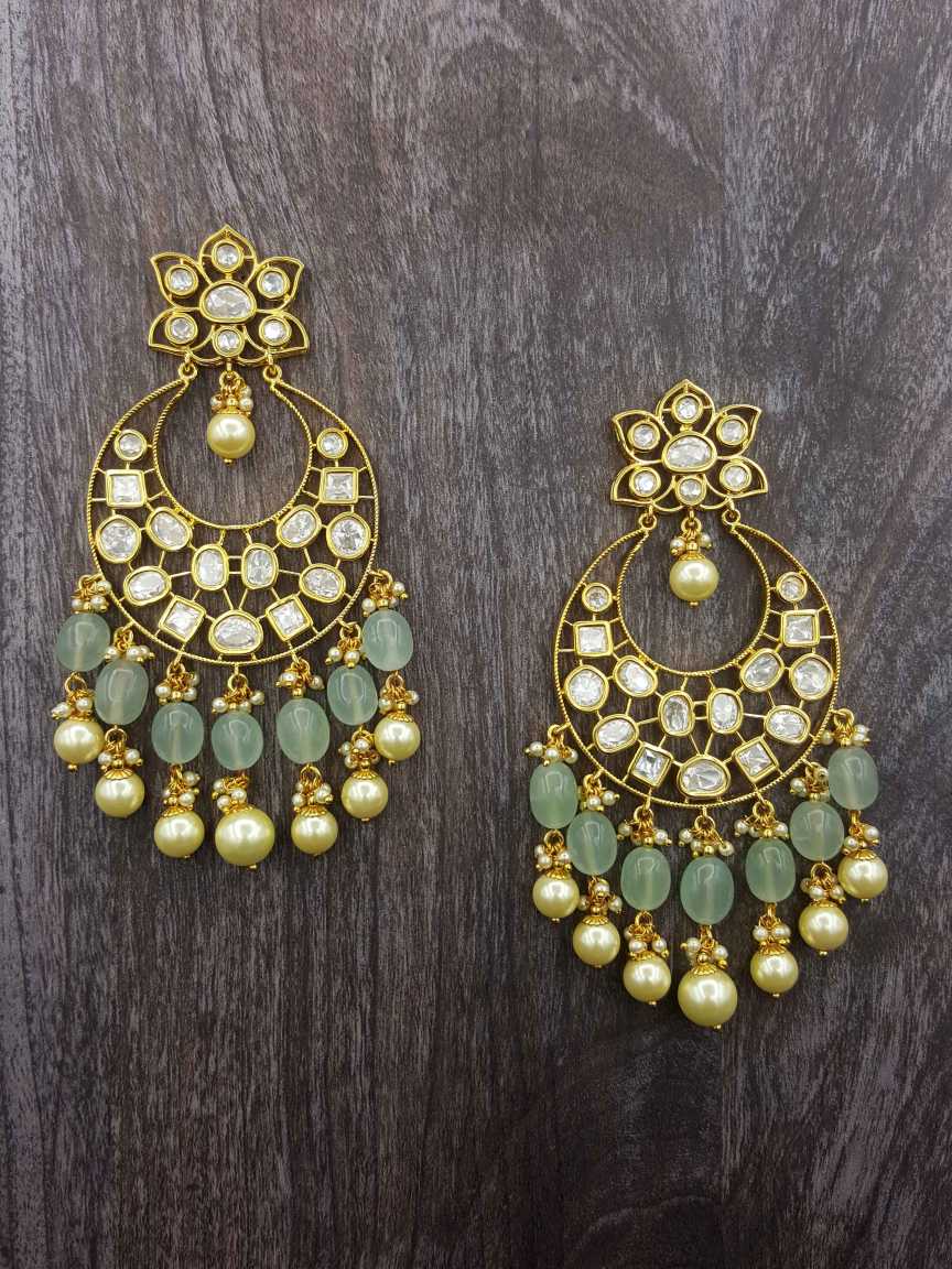 EARRING in VILANDI KUNDAN Style | Design - 20367