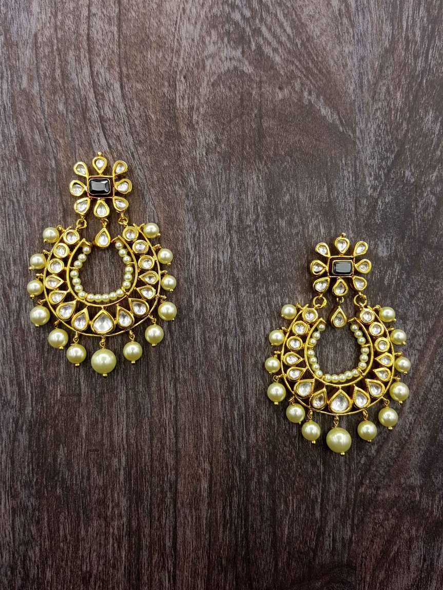 EARRING in VILANDI KUNDAN Style | Design - 20377
