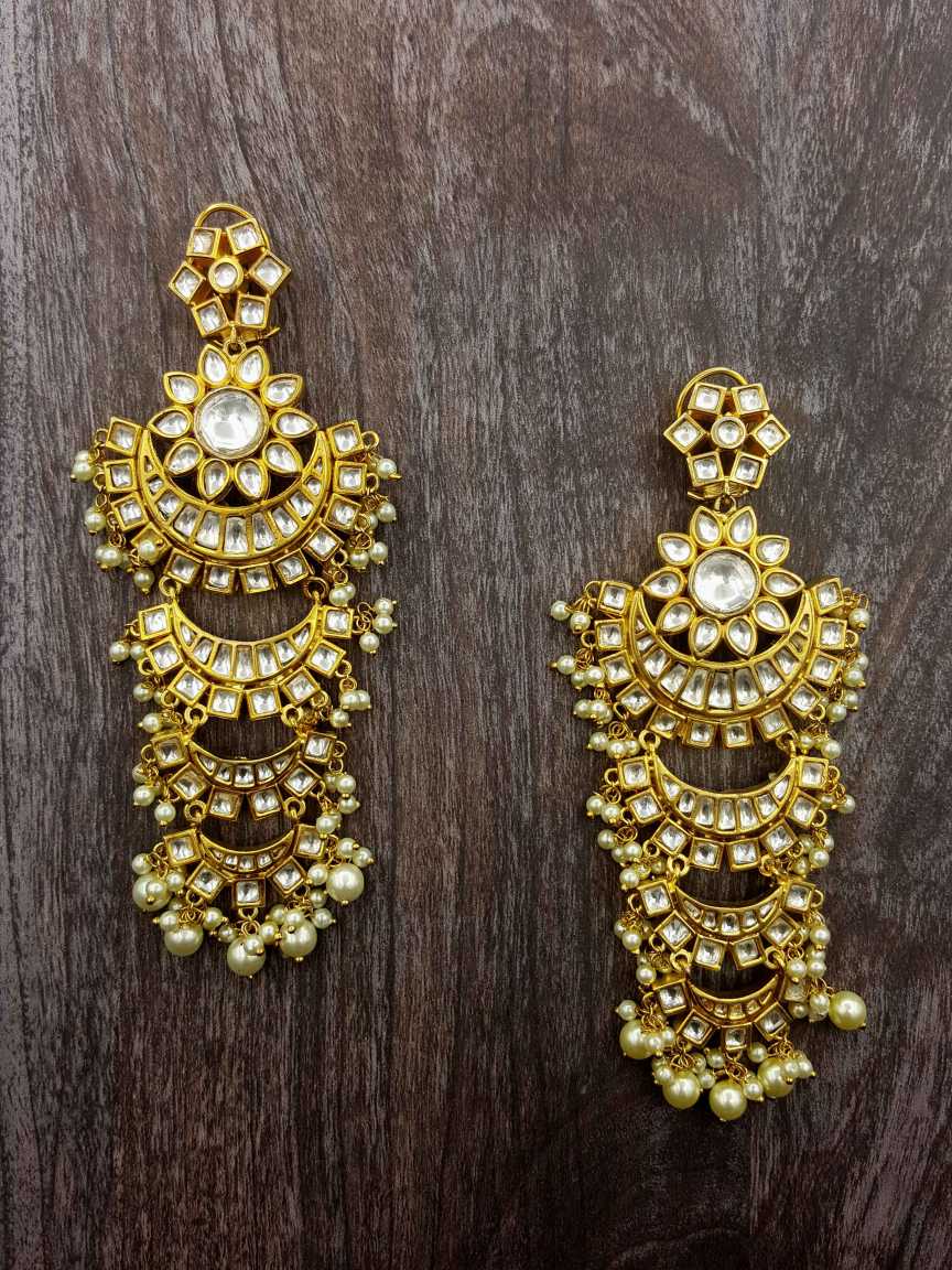 EARRING in VILANDI KUNDAN Style | Design - 20378