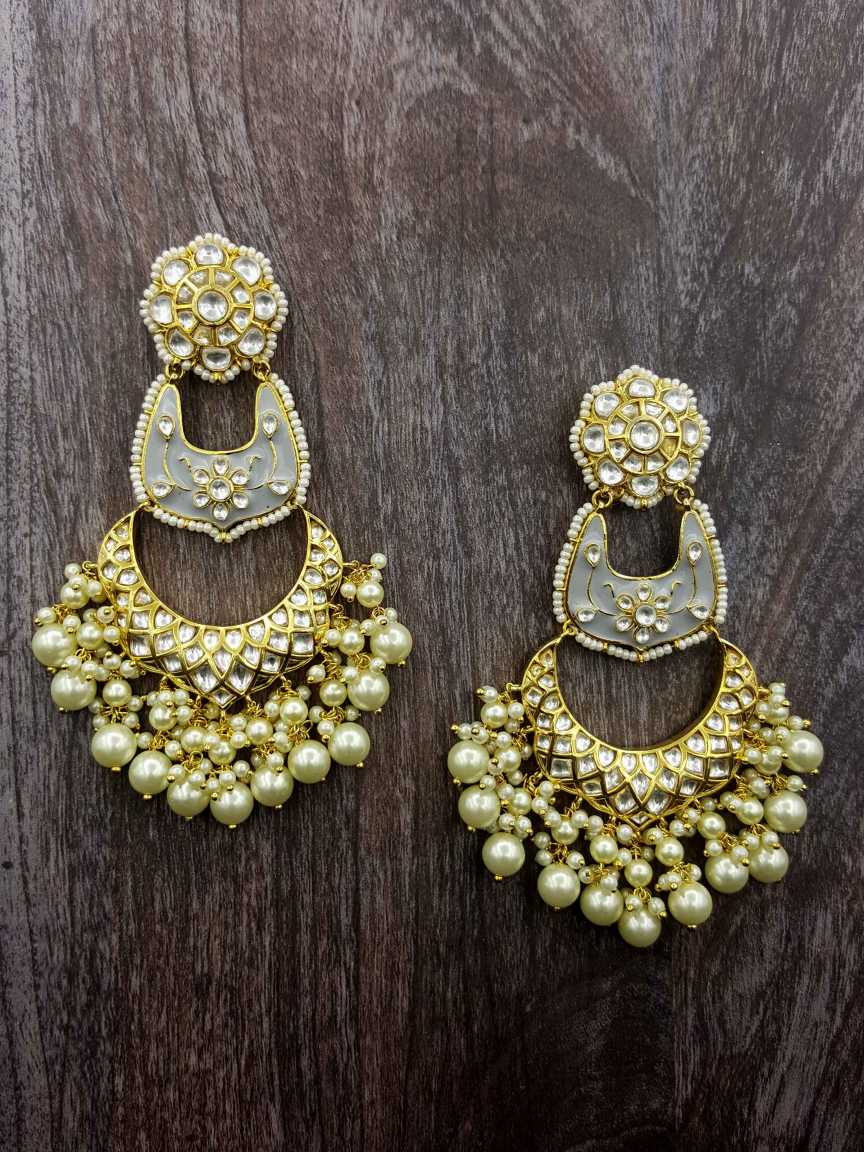 EARRING in VILANDI KUNDAN Style | Design - 20380