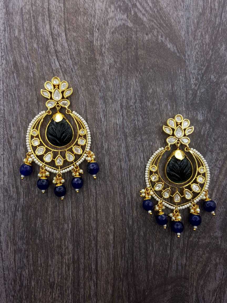 EARRING in VILANDI KUNDAN Style | Design - 20450
