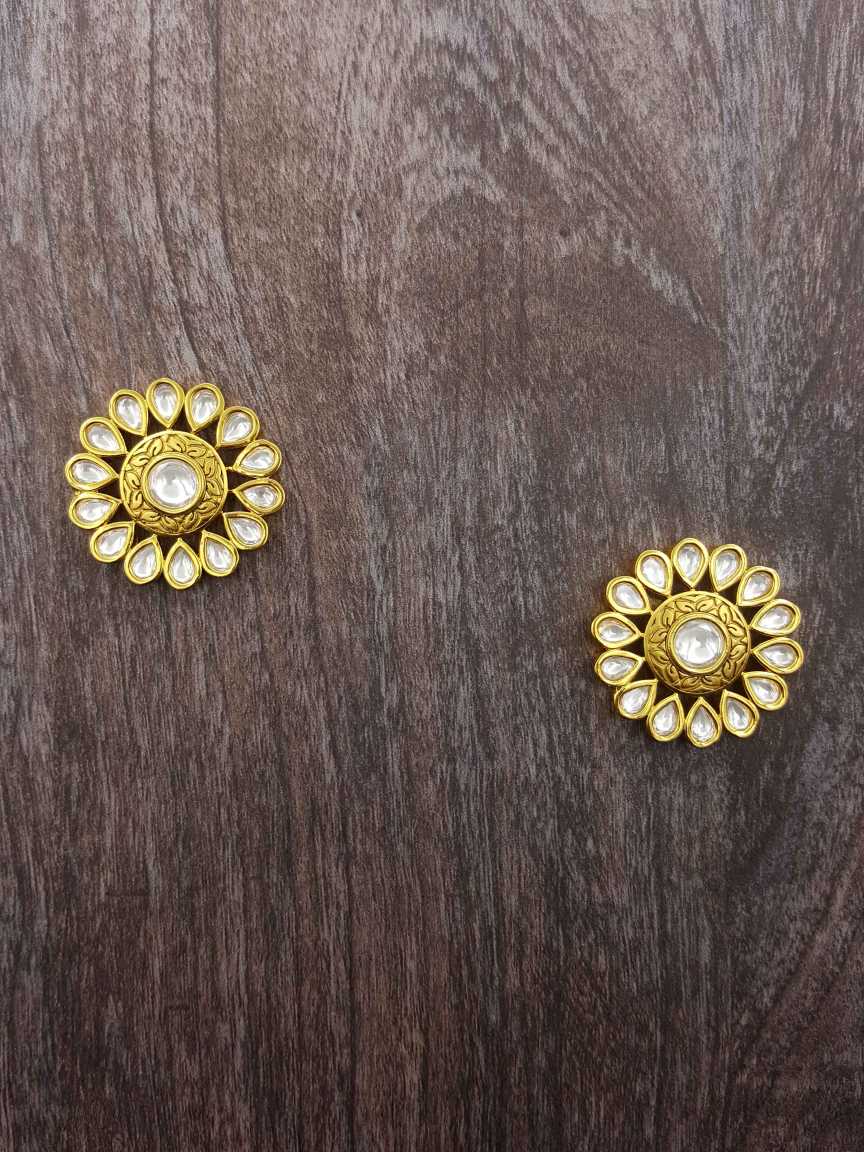 EARRING in VILANDI KUNDAN Style | Design - 20461