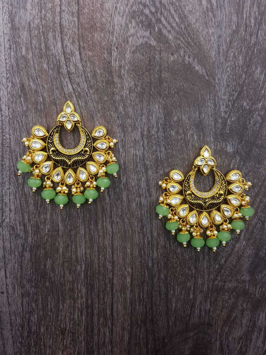 EARRING in VILANDI KUNDAN Style | Design - 20466