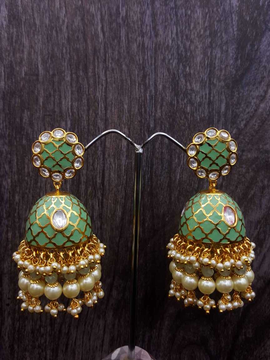 EARRING in VILANDI KUNDAN Style | Design - 20487