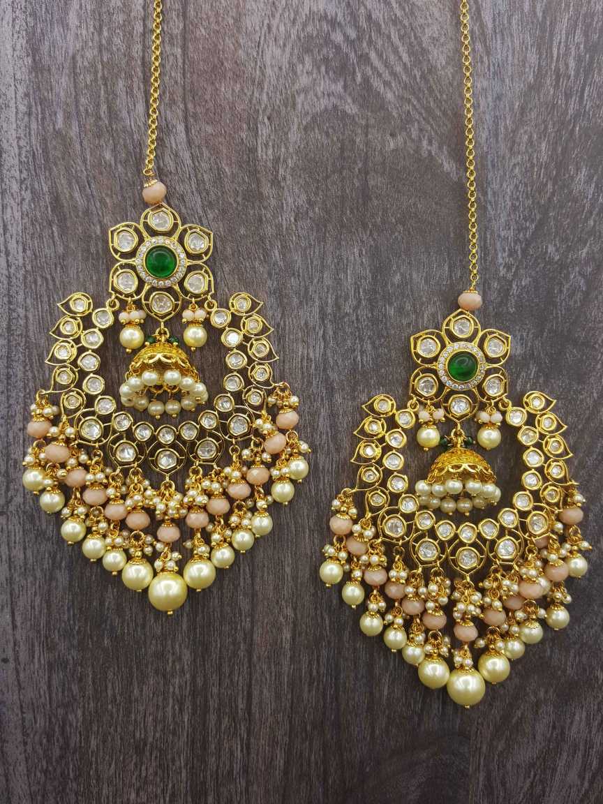 EARRING in VILANDI KUNDAN Style | Design - 20525