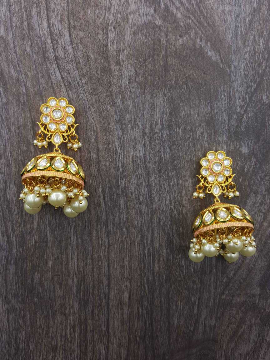 EARRING in VILANDI KUNDAN Style | Design - 20586