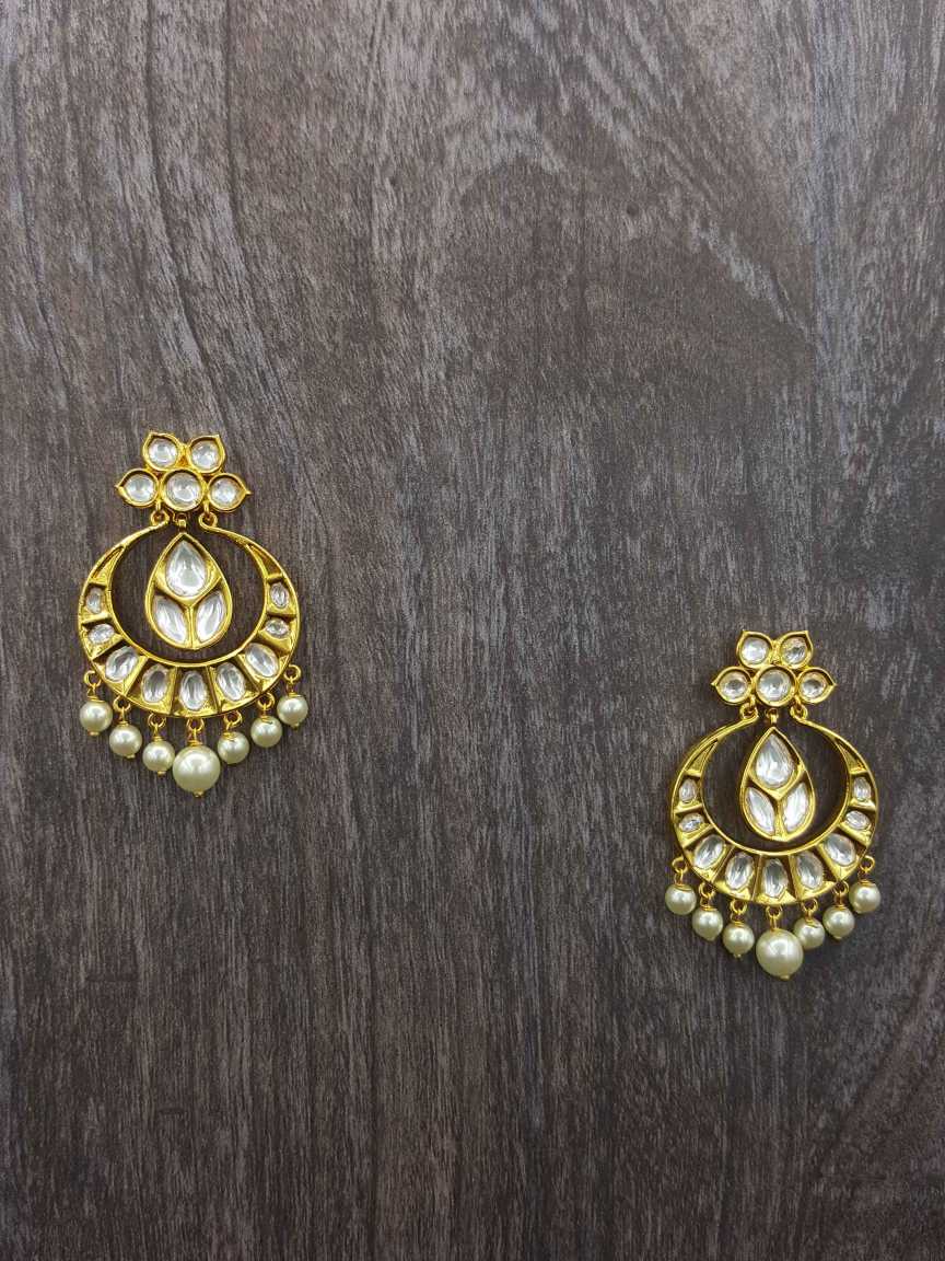 EARRING in VILANDI KUNDAN Style | Design - 20588