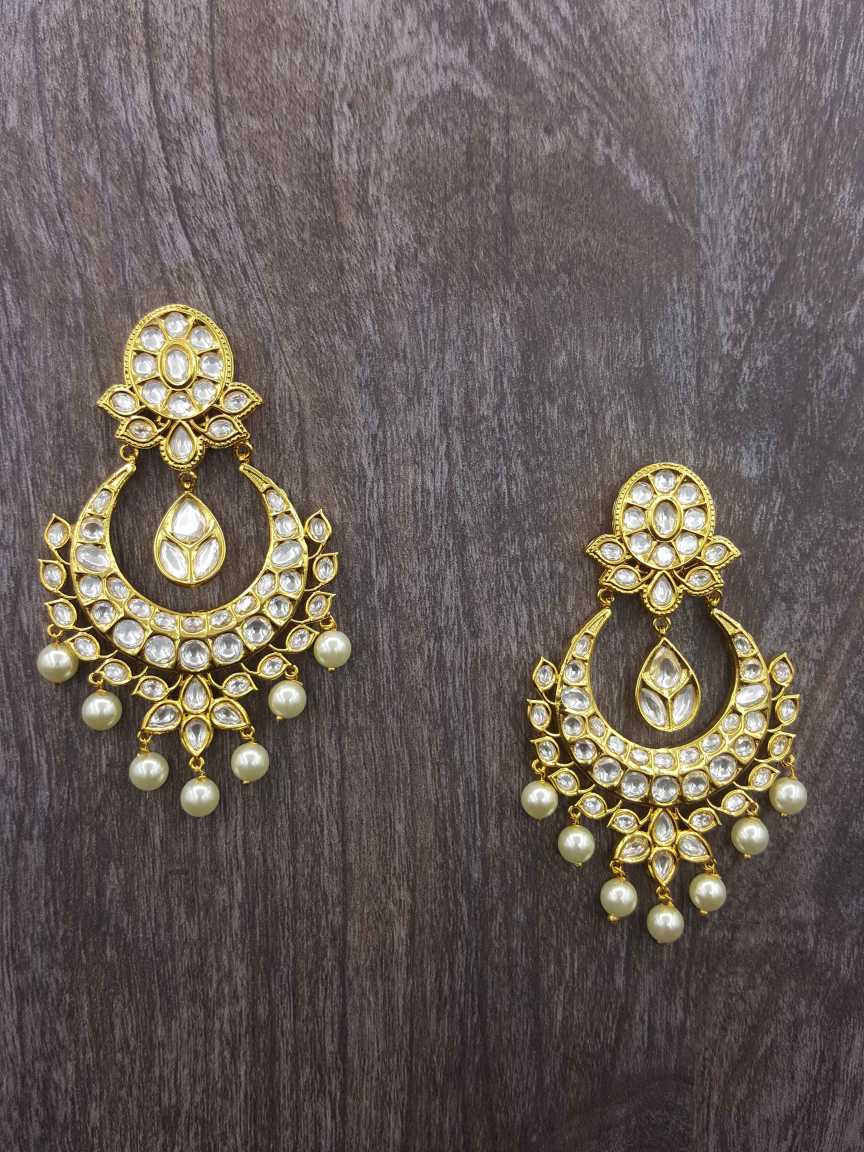 EARRING in VILANDI KUNDAN Style | Design - 20593