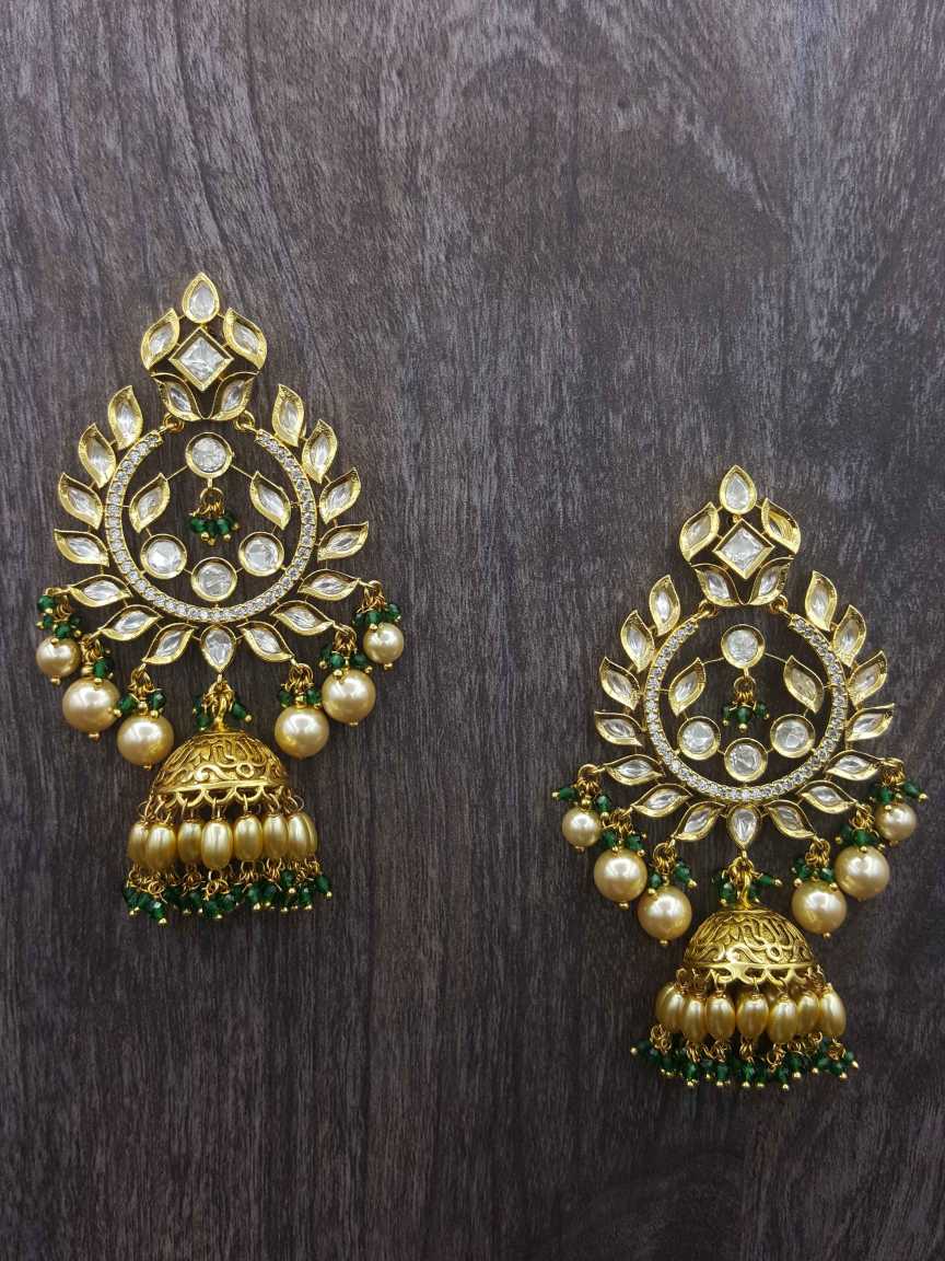 EARRING in VILANDI KUNDAN Style | Design - 20625