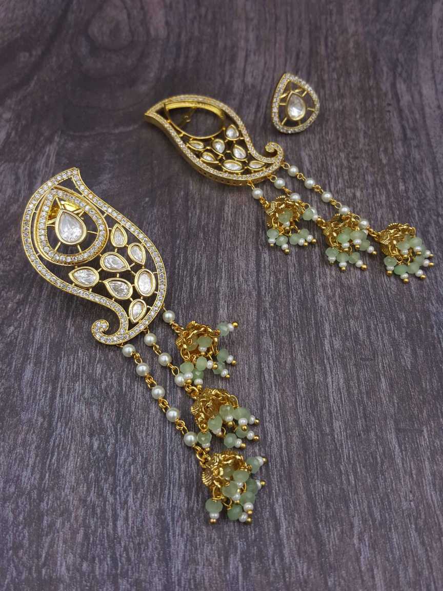 EARRING in VILANDI KUNDAN Style | Design - 20665