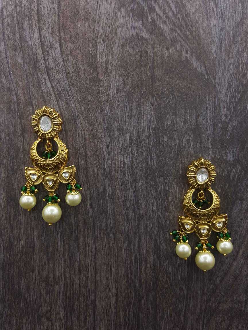 EARRING in VILANDI KUNDAN Style | Design - 20667