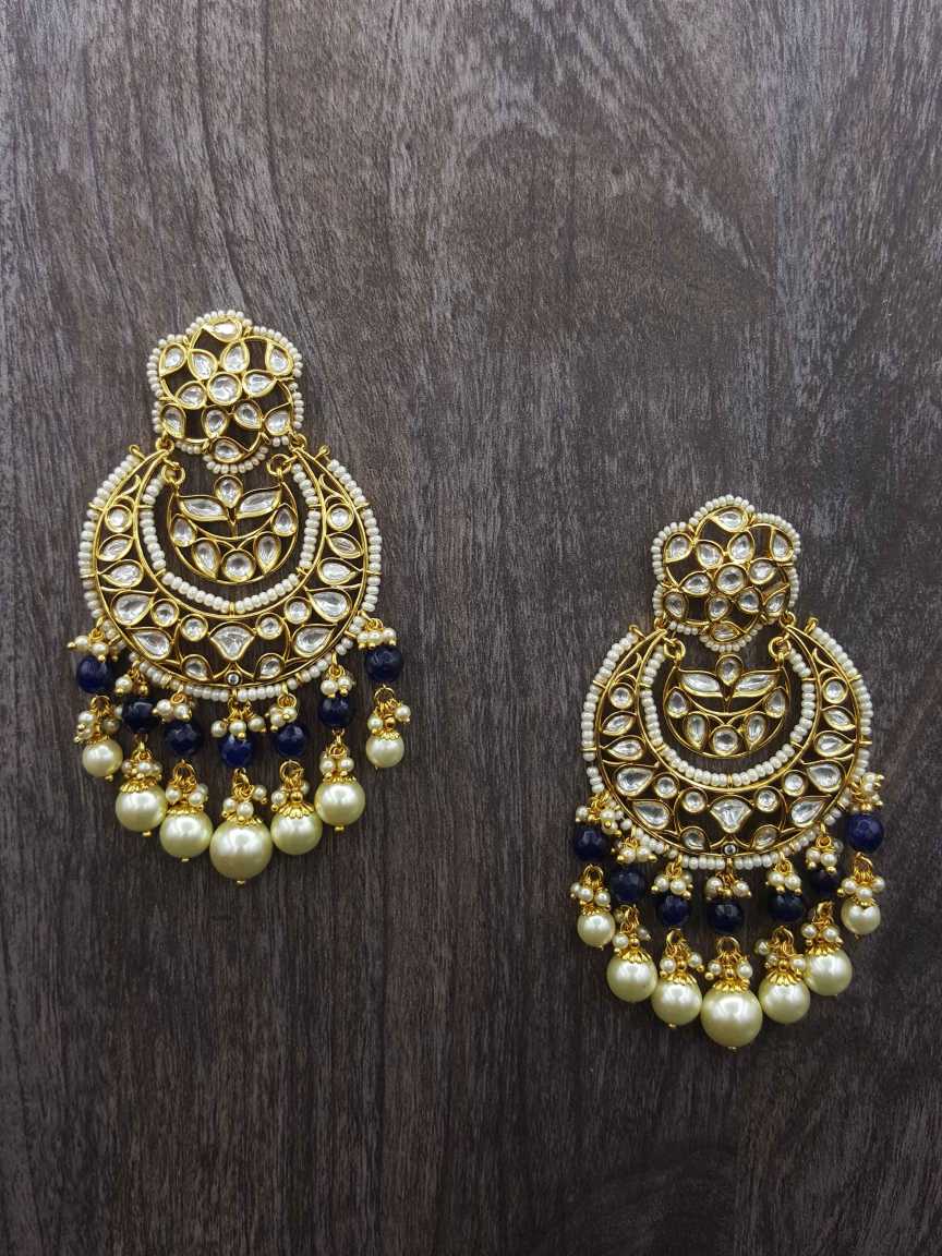 EARRING in VILANDI KUNDAN Style | Design - 20678