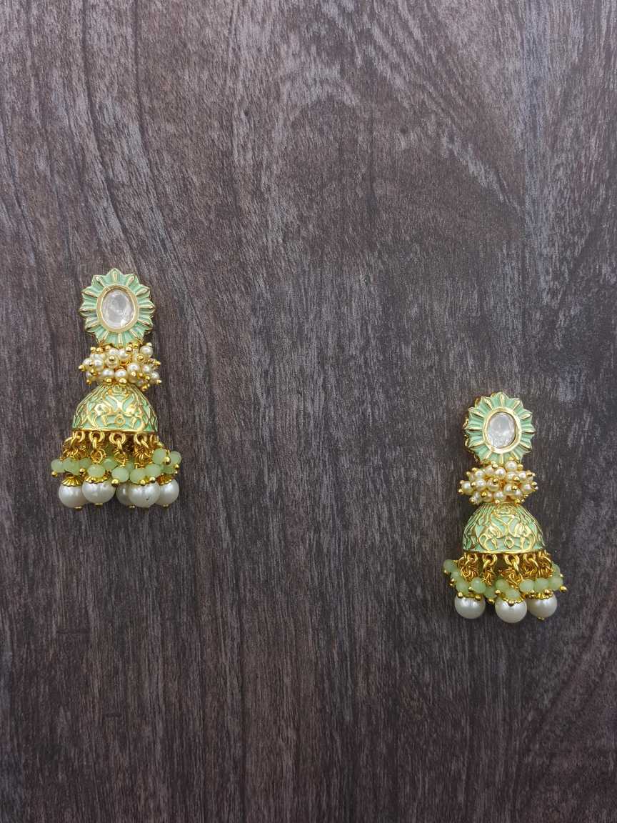 EARRING in VILANDI KUNDAN Style | Design - 20682