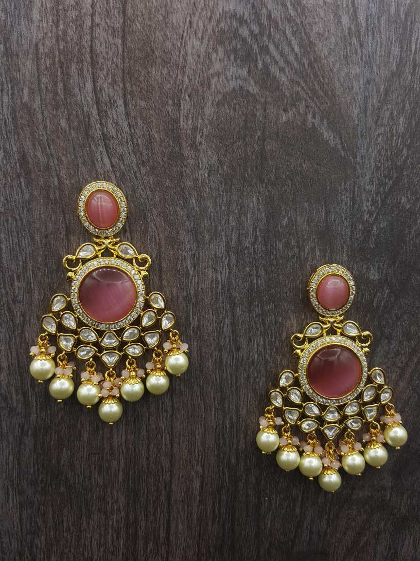 EARRING in VILANDI KUNDAN Style | Design - 20691