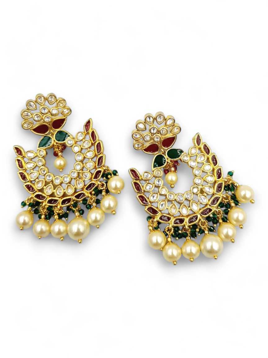 EARRING in VILANDI KUNDAN Style | Design - 20710