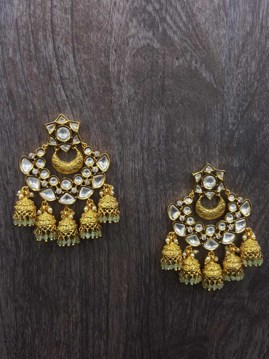 EARRING in VILANDI KUNDAN Style | Design - 20729