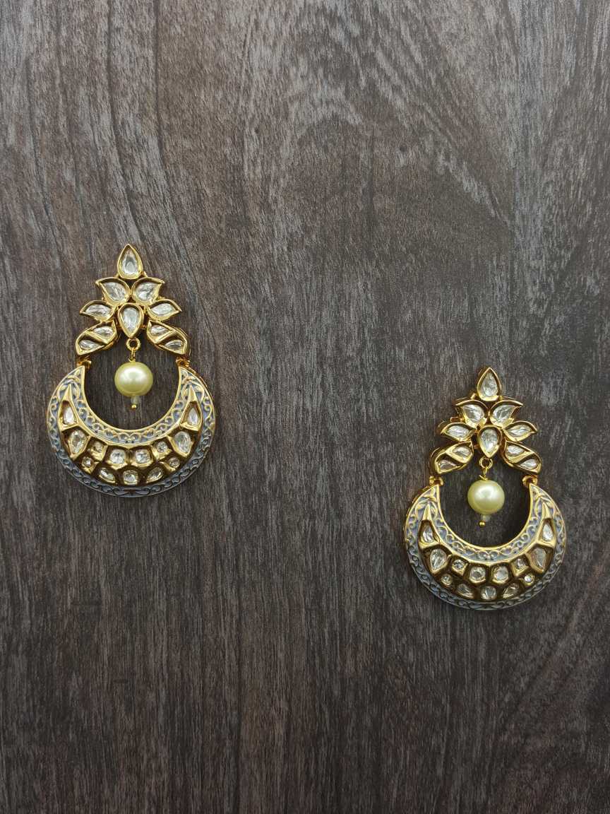 EARRING in VILANDI KUNDAN Style | Design - 20794