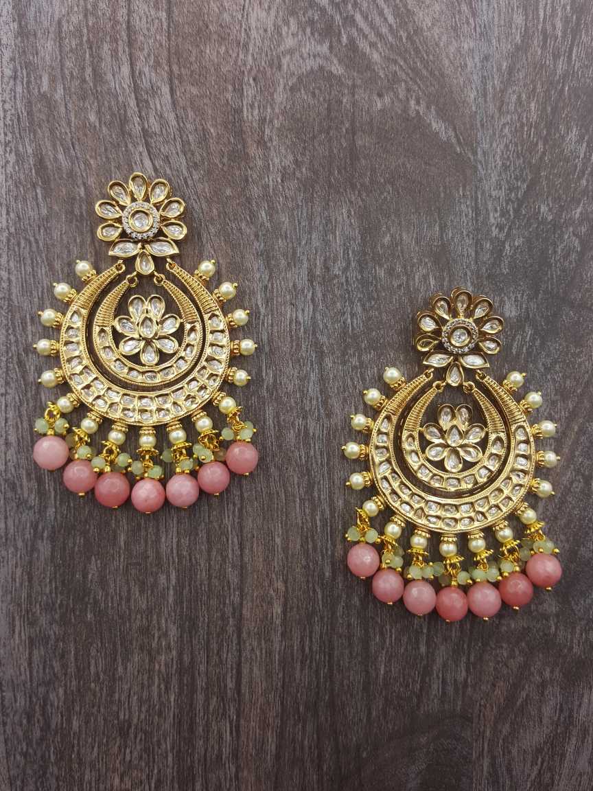 EARRING in VILANDI KUNDAN Style | Design - 20800